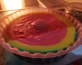 Foto langkah ke 6 dari resep Rainbow Bread Pudding.