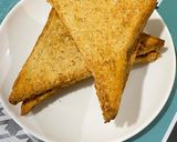 Foto langkah ke 3 dari resep Peanut Butter Choco Toast.