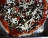 Foto del paso 2 de la receta: Pizza de mejillones ahumados 🦪🦪🍕