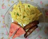 Chips and sausage#4weekschallenge recipe step 4 photo