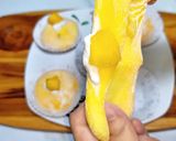 Foto langkah ke 10 dari resep Mochi mangga creamy kenyal.