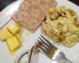 Foto del paso 3 de la receta: Ensaladilla de garbanzos y "mahonesa de aguacate"