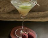 A picture of step 4 of Lychee Gin Squash.