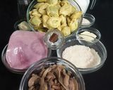 Foto del paso 1 de la receta Tortellinis con salsa caruso