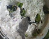 A picture of step 2 of Cucumber raita.
