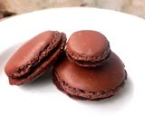 Foto langkah ke 13 dari resep Macaroon Kacang Coklat/Makaron tanpa tepung almond.