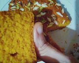 A picture of step 6 of Eggless Soft Mango Cake.