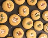 A picture of step 3 of Nankhatai.