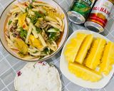 Hình bước làm 3 của món Gà trộn măng
