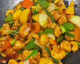 ไก่ผัดเม็ดมะม่วง วิธีทำสูตร 7 รูป