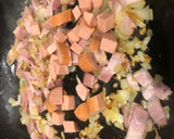 Foto del paso 3 de la receta: Espirales de verduras en falsa carbonara y Frankfurt