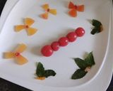 चेरी कैटरपिलर (Cherry Caterpillar recipe in hindi) रेसिपी चरण 2 फोटो