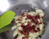 A picture of step 2 of Gulab baati.