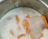 A picture of step 1 of Mango milkshake.