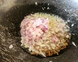 A picture of step 2 of Mix Veg Kadai.