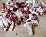 Foto del passaggio 1 della ricetta Paccheri pancetta affumicata e fagiolini
