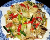Foto langkah ke 8 dari resep Tumis Ikan Kembung Saus Tiram Jamur Tiram.