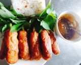 A picture of step 6 of Grilled Vegan Skewers with Banh Hoi Noodles.