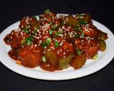 A picture of step 14 of Chicken Manchurian.