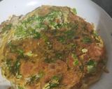 Foto del paso 3 de la receta: Tortilla de lechuga y jamón con centro de queso🥬🧀