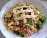 黃綠紅起司炒飯的食譜步驟3照片