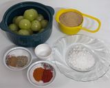 A picture of step 1 of Winter Special Immunity Booster Amla Energy Bites.