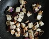 Foto del passaggio 1 della ricetta Mezzi rigatoni con melone, verdure e pancetta croccante 🌷