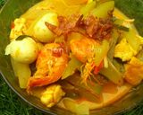 Foto langkah ke 5 dari resep Lontong sayur.