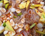 Hình bước làm 5 của món Sứa ngâm mắm nhĩ