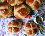 Foto del paso 7 de la receta: Hot cross buns🌺