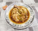 Foto langkah ke 5 dari resep Ayam Kukus Jahe.