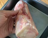 A picture of step 1 of Beef marrow bone toast starter #cookeverpart.