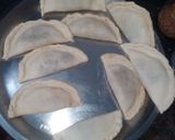 A picture of step 12 of North indian  gujiya in bengali style.