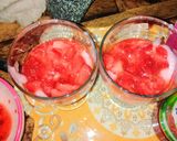 A picture of step 3 of Strawberry dessert with whipped cream.
