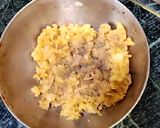 A picture of step 2 of Chowmein tikkis.