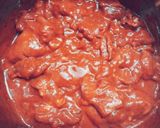 A picture of step 2 of Roadside chilli chicken.