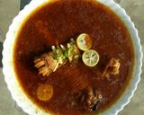 A picture of step 8 of Mutton Trotters/ Paaye😋🐐.