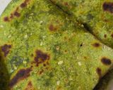 पालक पराठा (palak paratha recipe in marathi) रेसिपी स्टेप 5 फोटो 