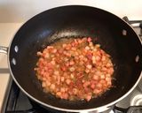 A picture of step 4 of Pea and pancetta pasta.