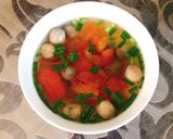 Hình bước làm 3 của món Canh nấm thịt bằm
