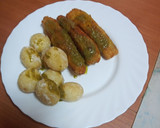 Foto del paso 4 de la receta: Chuletas de fogonero con papas arrugás y mojo verde