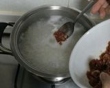 A picture of step 6 of Mince pork porridge.