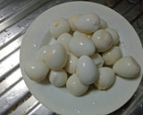 Foto langkah ke 1 dari resep Telur puyuh pedas-manis.