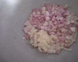 A picture of step 2 of Kala chana masala.