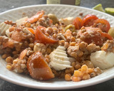 Foto del paso 2 de la receta: Ensalada de lentejas del primer día en casa