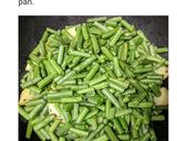 A picture of step 1 of Aloo beans ki sabji.