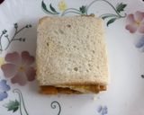 A picture of step 7 of Grilled Cheesy Chicken Sausage Egg Omelette Sandwich.