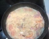 Hình bước làm 4 của món Pasta cá hồi,tôm,thịt hun khói