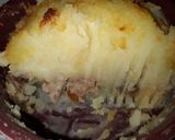 Une image de l'étape 6 de Parmentier de boudin blanc aux pommes.