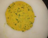 A picture of step 2 of Namkeen instant masala Papad.